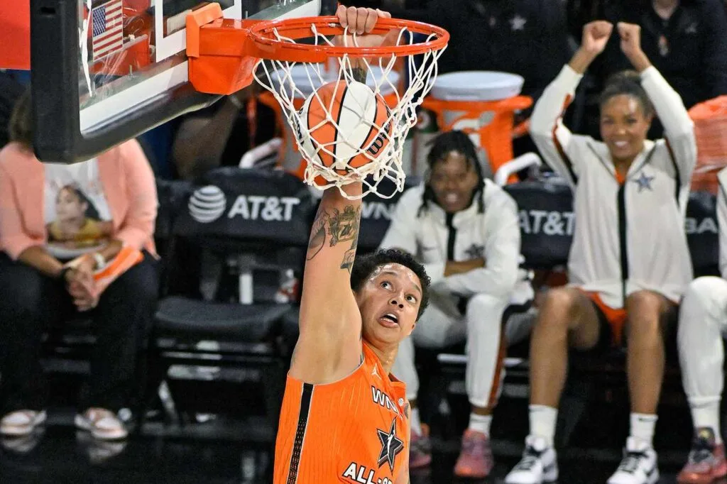 10 Tallest Players in WNBA History and Today’s Game 19 brittney griner wnba all star game 071723 tout c22ca92f2116411cbb5f3d5113ca0fd1