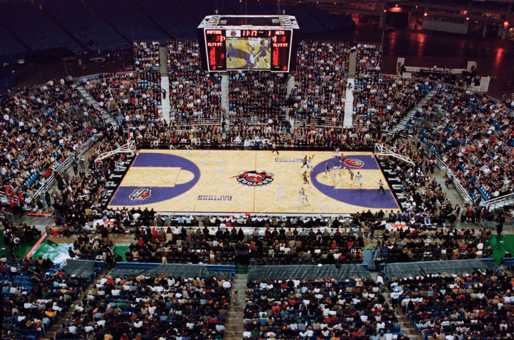 3rd nov 1995 the raptors played their first game in front v0 m5x00iyru5yb1