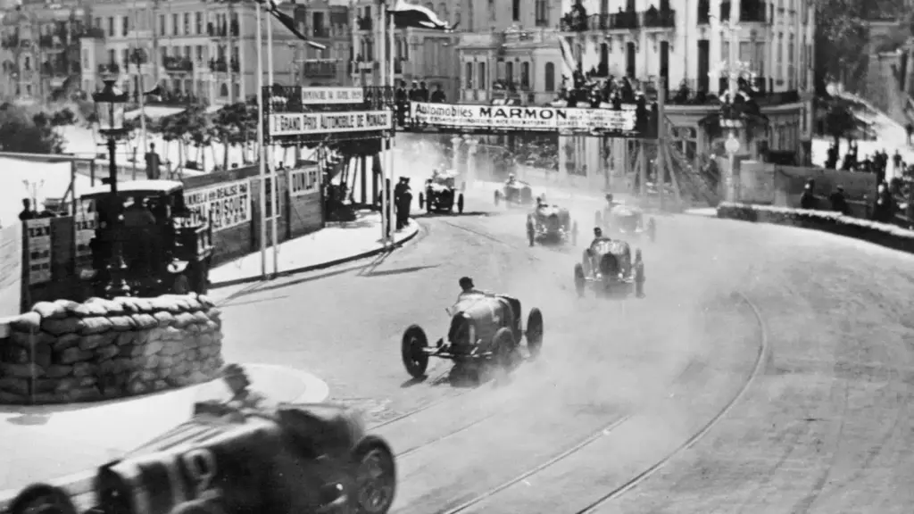 Monaco Grand Prix 2025: Tickets, Drivers and More 2 Cars running over tramlines in the 1929 Monaco Grand Prix 1600x900 1